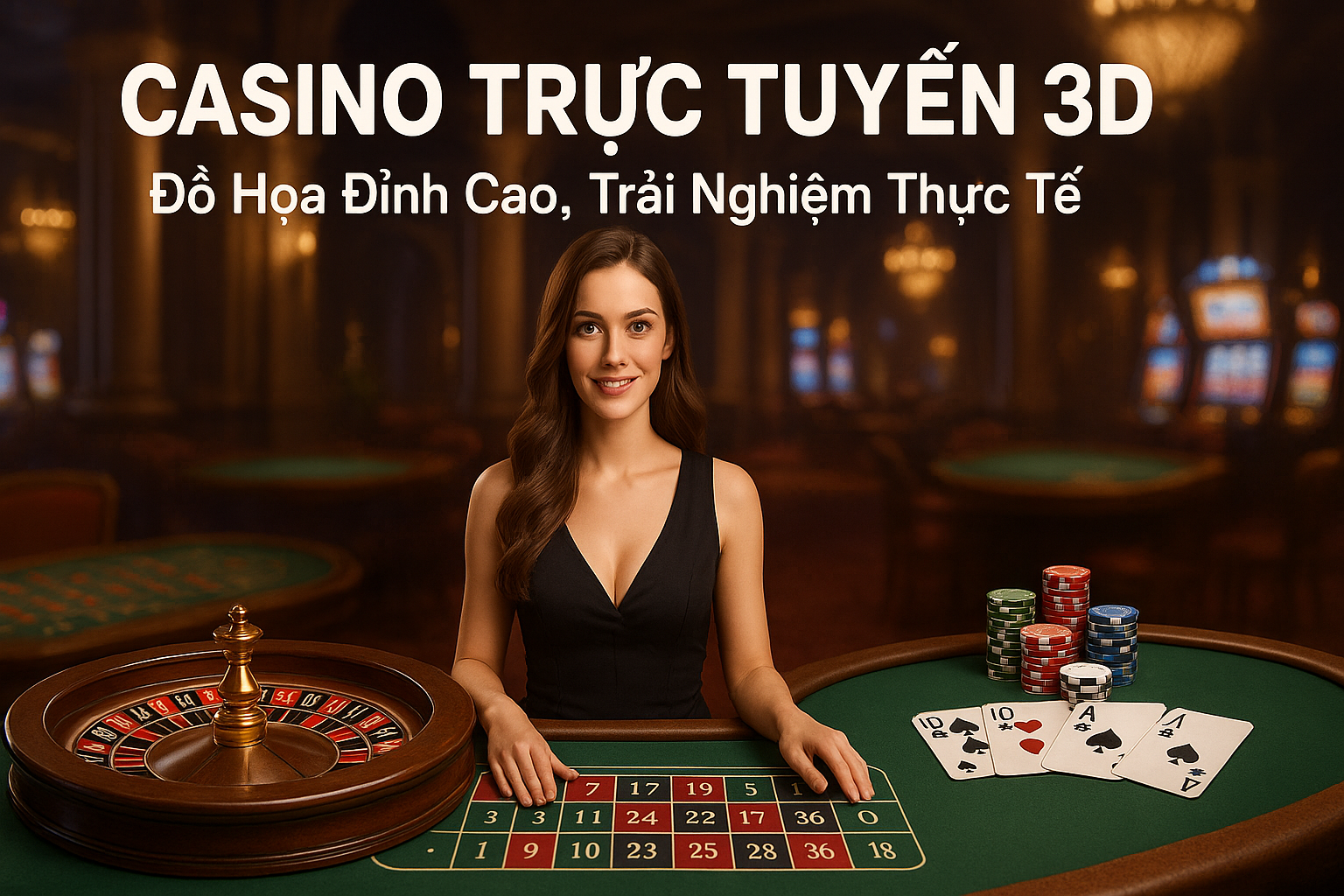 Casino Trực Tuyến 3D – Đồ Họa Đỉnh Cao, Trải Nghiệm Thực Tế Như Ngoài Đời