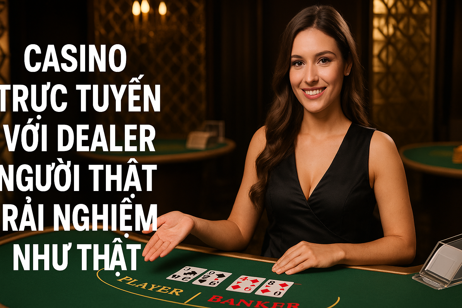 Casino Trực Tuyến Với Dealer Người Thật – Trải Nghiệm Như Thật Đỉnh Cao